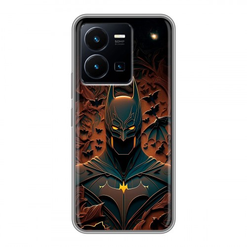 Дизайнерский силиконовый чехол для Vivo Y35 Batman Бэтмен