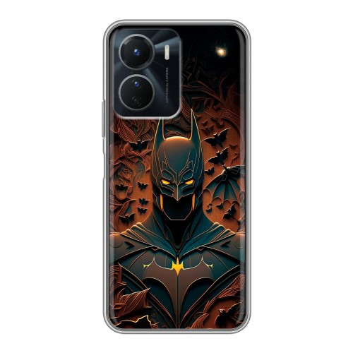 Дизайнерский силиконовый чехол для Vivo Y16 Batman Бэтмен