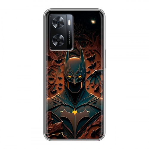 Дизайнерский силиконовый чехол для OPPO A57s Batman Бэтмен