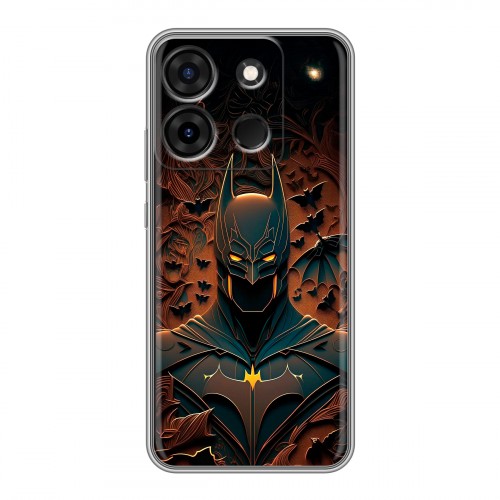 Дизайнерский силиконовый чехол для Infinix Smart 7 Batman Бэтмен
