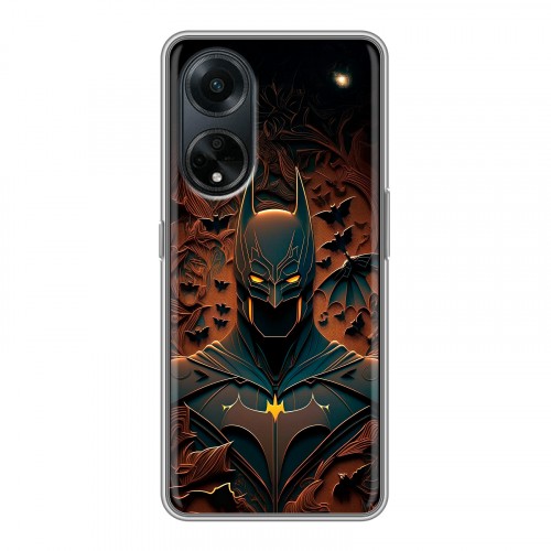 Дизайнерский силиконовый чехол для OPPO A98 Batman Бэтмен