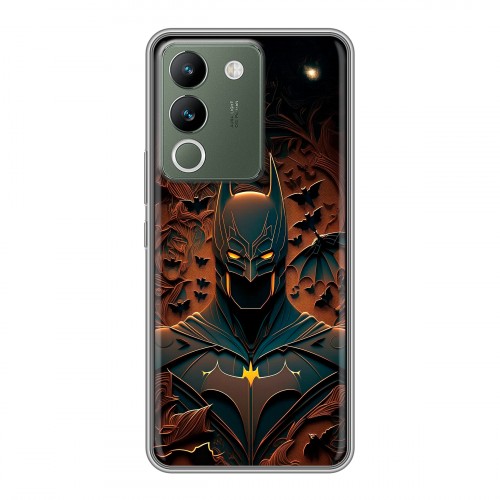 Дизайнерский силиконовый чехол для Vivo V29e Batman Бэтмен