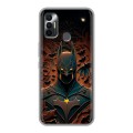 Дизайнерский силиконовый чехол для Tecno Spark 7 Batman Бэтмен