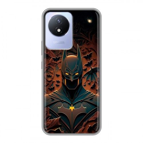 Дизайнерский силиконовый чехол для Vivo Y11 (2023) Batman Бэтмен