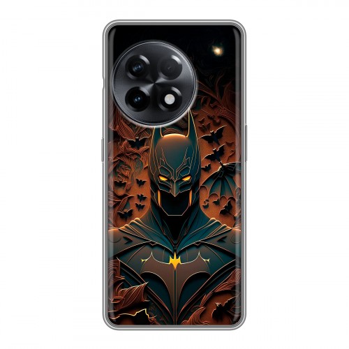 Дизайнерский силиконовый чехол для OnePlus 11R Batman Бэтмен