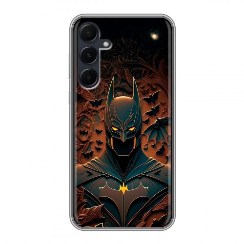 Дизайнерский силиконовый чехол для Samsung Galaxy A55 Batman Бэтмен