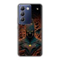 Дизайнерский силиконовый чехол для Vivo V30 Lite Batman Бэтмен
