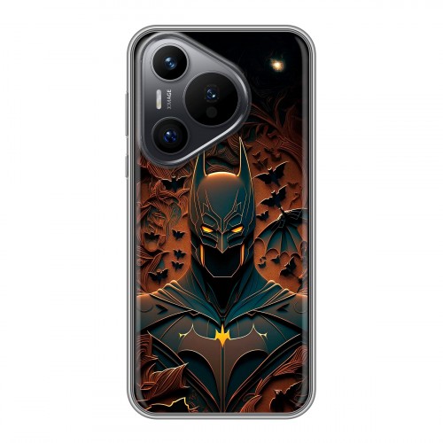 Дизайнерский силиконовый чехол для Huawei Pura 70 Batman Бэтмен