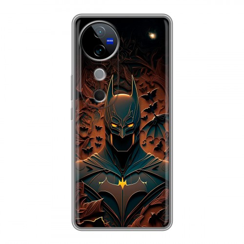 Дизайнерский силиконовый чехол для Vivo V40 5G Batman Бэтмен