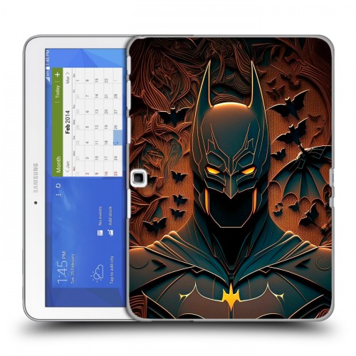 Дизайнерский силиконовый чехол для Samsung Galaxy Tab 4 10.1 Batman Бэтмен