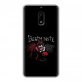Дизайнерский пластиковый чехол для Nokia 6 Death note Тетрадь смерти