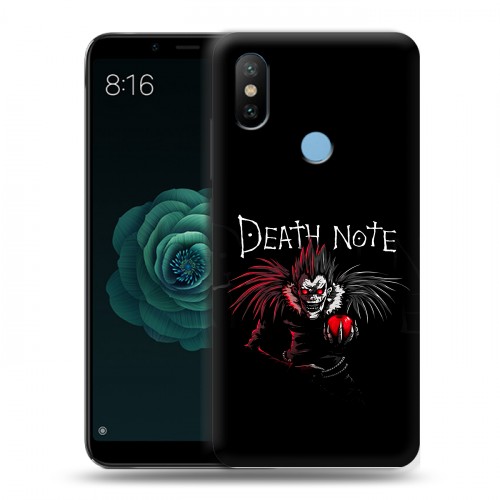 Дизайнерский силиконовый чехол для Xiaomi Mi A2 Death note Тетрадь смерти