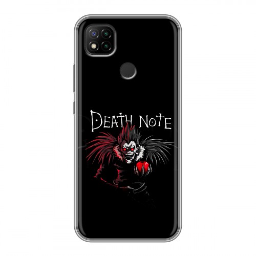 Дизайнерский силиконовый чехол для Xiaomi RedMi 9C Death note Тетрадь смерти