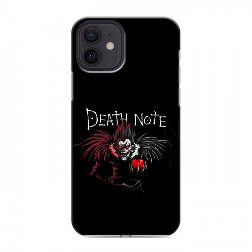 Дизайнерский силиконовый чехол для Iphone 12 Death note Тетрадь смерти