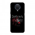 Дизайнерский силиконовый с усиленными углами чехол для Nokia G20 Death note Тетрадь смерти