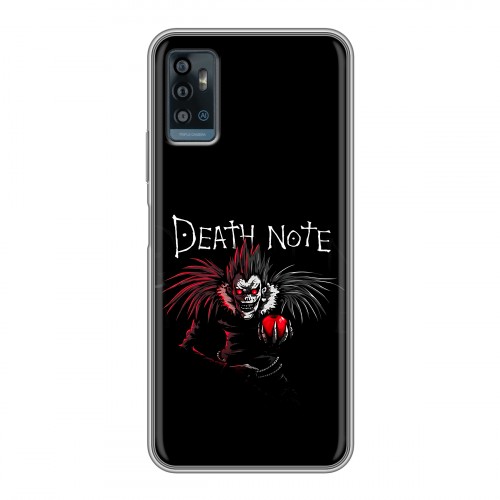 Дизайнерский пластиковый чехол для ZTE Blade A71 Death note Тетрадь смерти