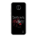 Дизайнерский силиконовый чехол для Nokia C20 Death note Тетрадь смерти