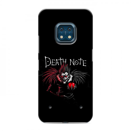 Дизайнерский силиконовый с усиленными углами чехол для Nokia XR20 Death note Тетрадь смерти