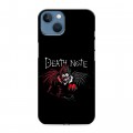 Дизайнерский силиконовый чехол для Iphone 13 Death note Тетрадь смерти