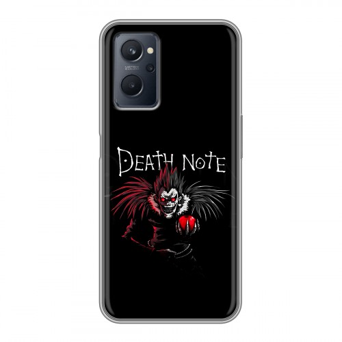 Дизайнерский силиконовый чехол для Realme 9i Death note Тетрадь смерти