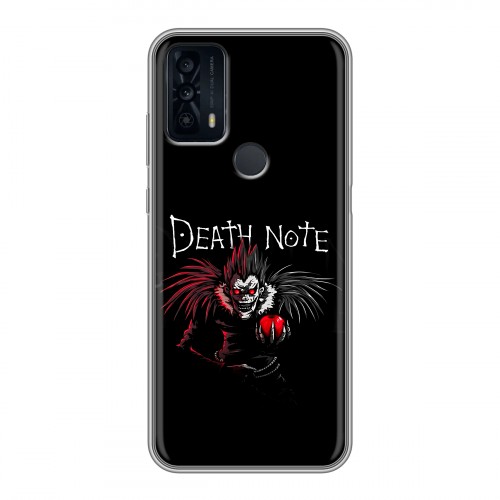 Дизайнерский силиконовый чехол для TCL 20B Death note Тетрадь смерти
