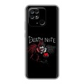 Дизайнерский силиконовый с усиленными углами чехол для Xiaomi Redmi 10C Death note Тетрадь смерти