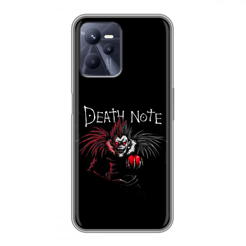 Дизайнерский силиконовый чехол для Realme C35 Death note Тетрадь смерти