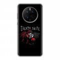 Дизайнерский силиконовый с усиленными углами чехол для Huawei Mate 50 Death note Тетрадь смерти