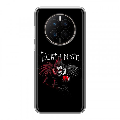 Дизайнерский силиконовый с усиленными углами чехол для Huawei Mate 50 Death note Тетрадь смерти
