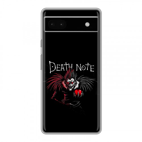 Дизайнерский силиконовый чехол для Google Pixel 6a Death note Тетрадь смерти