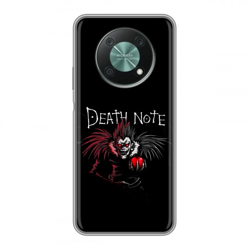 Дизайнерский силиконовый с усиленными углами чехол для Huawei Nova Y90 Death note Тетрадь смерти