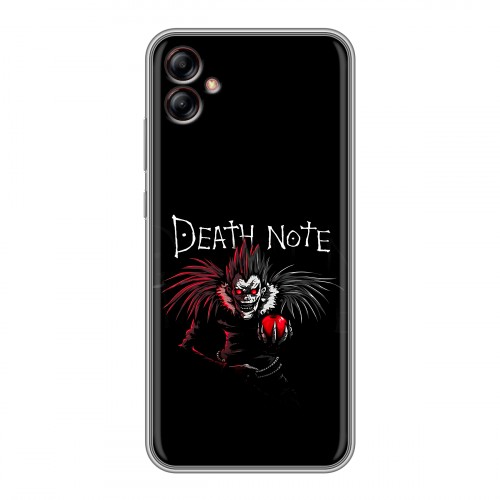 Дизайнерский силиконовый с усиленными углами чехол для Samsung Galaxy A04e Death note Тетрадь смерти