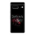 Дизайнерский силиконовый чехол для Google Pixel 7 Death note Тетрадь смерти