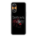 Дизайнерский силиконовый чехол для OPPO Reno8 T Death note Тетрадь смерти