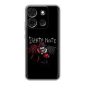 Дизайнерский силиконовый чехол для Infinix Smart 7 Death note Тетрадь смерти
