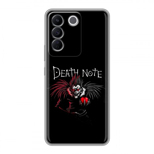 Дизайнерский силиконовый чехол для Vivo V27e Death note Тетрадь смерти