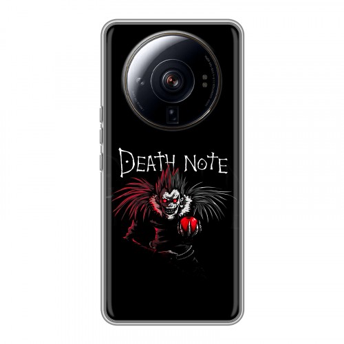 Дизайнерский силиконовый чехол для Xiaomi 12S Ultra Death note Тетрадь смерти