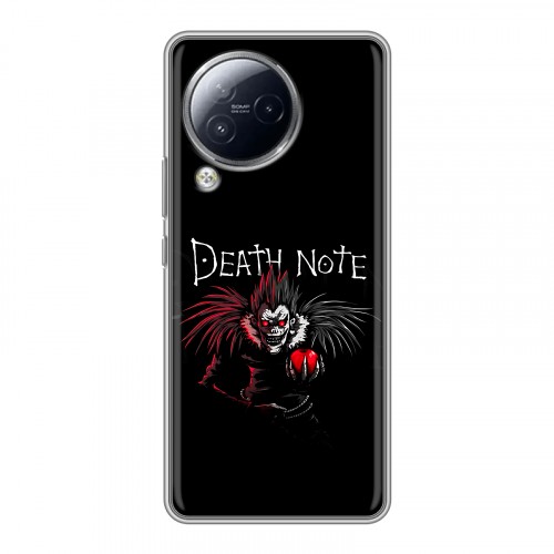 Дизайнерский силиконовый чехол для Xiaomi Civi 3 Death note Тетрадь смерти