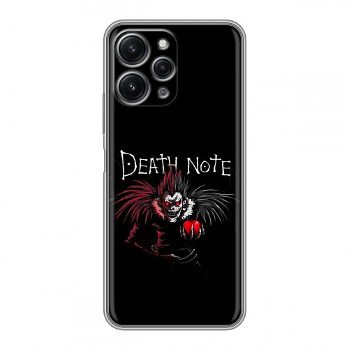 Дизайнерский силиконовый чехол для Xiaomi RedMi 12 Death note Тетрадь смерти