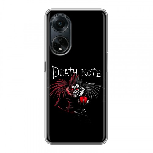 Дизайнерский силиконовый чехол для OPPO A98 Death note Тетрадь смерти
