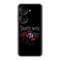 Дизайнерский силиконовый чехол для ASUS ZenFone 9 Death note Тетрадь смерти
