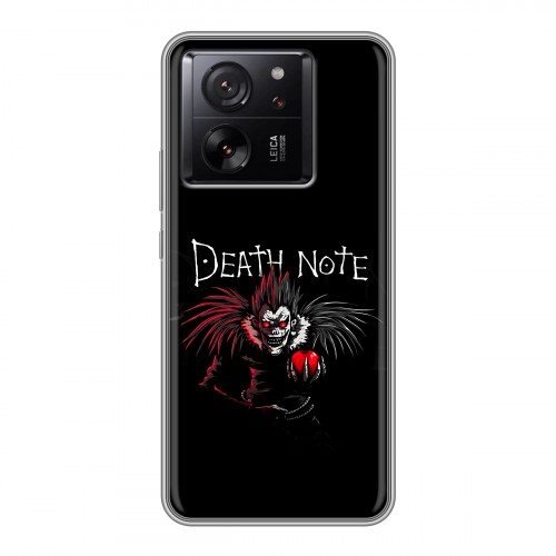 Дизайнерский силиконовый чехол для Xiaomi 13T Death note Тетрадь смерти