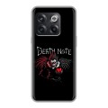 Дизайнерский силиконовый чехол для OnePlus 10T Death note Тетрадь смерти