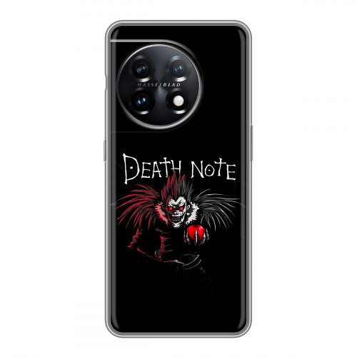 Дизайнерский силиконовый чехол для OnePlus 11 Death note Тетрадь смерти