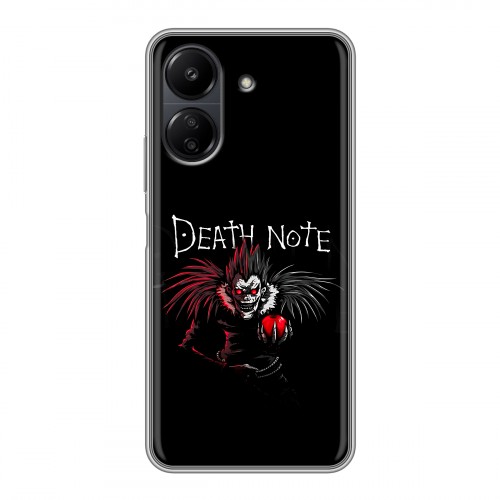 Дизайнерский силиконовый чехол для Xiaomi Poco C65 Death note Тетрадь смерти