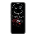 Дизайнерский силиконовый чехол для Xiaomi 14 Ultra Death note Тетрадь смерти