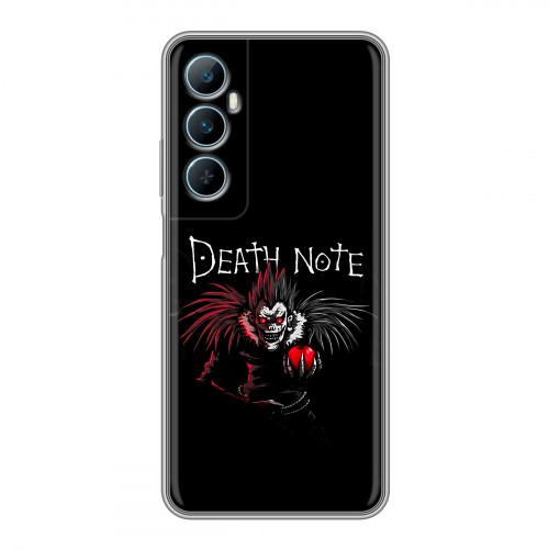 Дизайнерский пластиковый чехол для Realme C65 Death note Тетрадь смерти