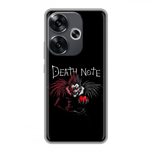 Дизайнерский силиконовый чехол для Xiaomi Redmi Turbo 3 Death note Тетрадь смерти
