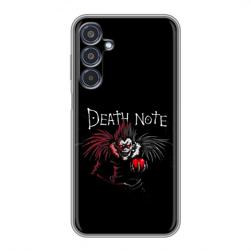 Дизайнерский силиконовый чехол для Samsung Galaxy M35 Death note Тетрадь смерти