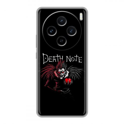 Дизайнерский силиконовый чехол для Vivo X100 Death note Тетрадь смерти